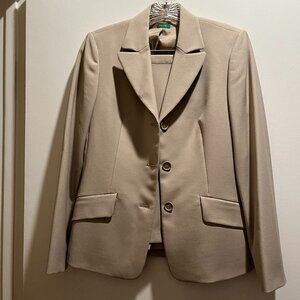 Benetton Women's Suit with Skirt and Pants Size 40 (Jacket) & 44 (Skirt & Pants)